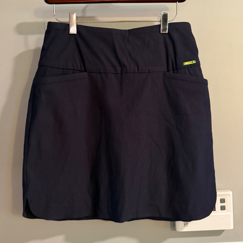 Swing Control Skort Womens M Navy Blue Pull On Golf Tennis Active M1003 4845